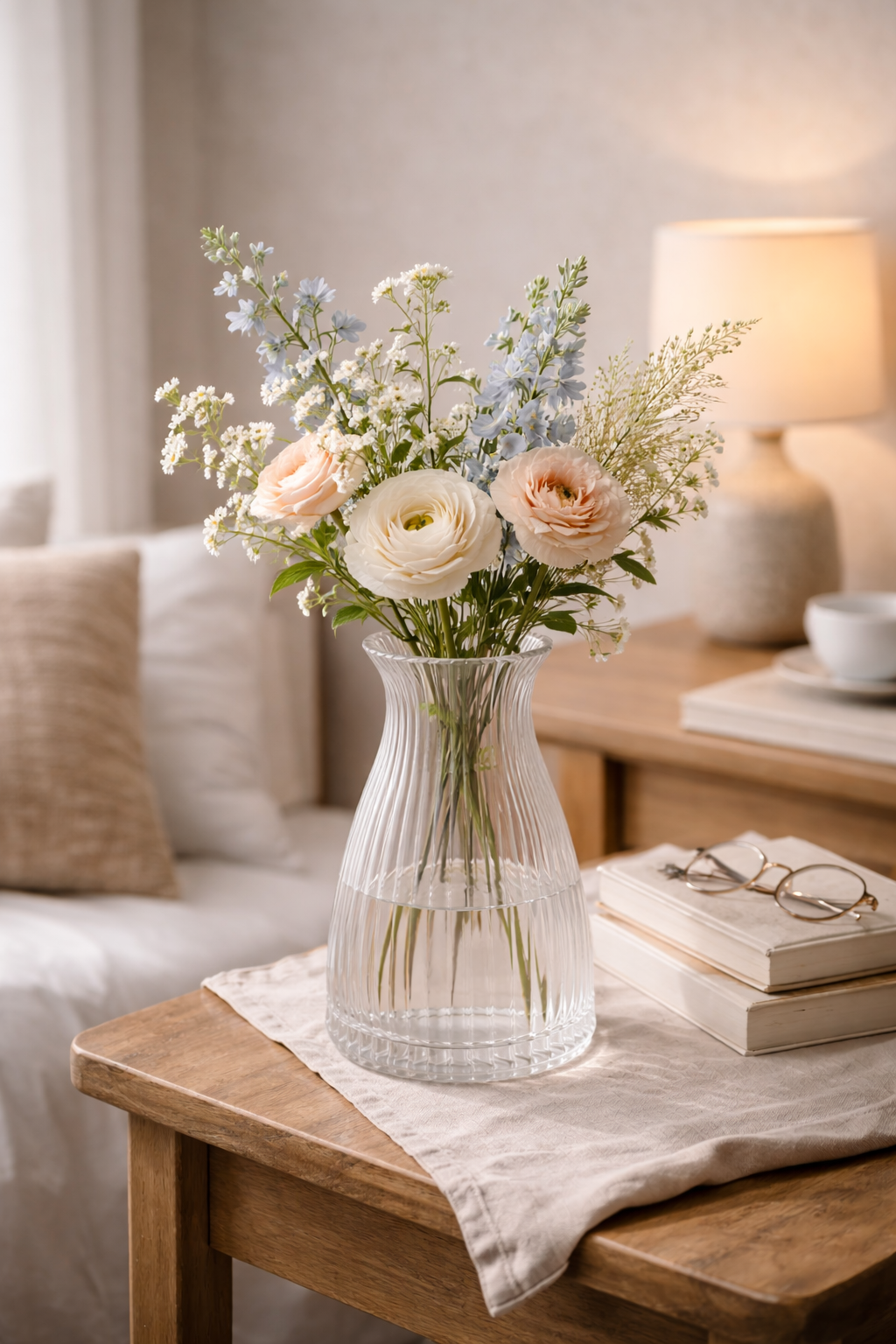 透明ガラス花瓶 一輪挿し 北欧デザイン 20.5cm 透明ガラス花瓶 一輪挿し 北欧デザイン 20.5cm